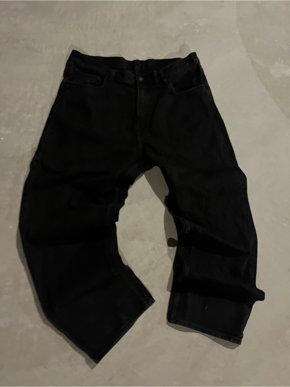 Uniqlo Men’s Relaxed Jeans Black